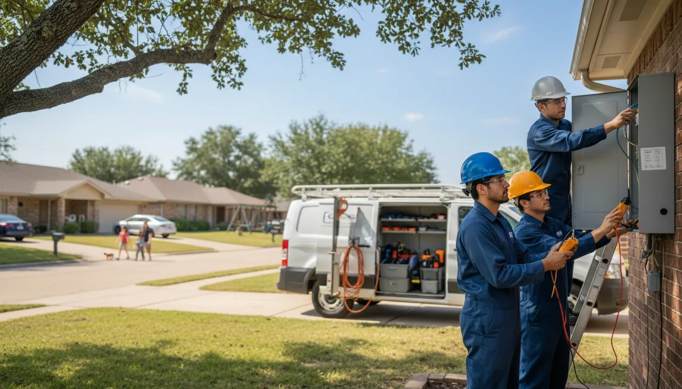 Certified electrician providing emergency electrical services in Cook Springs, AL